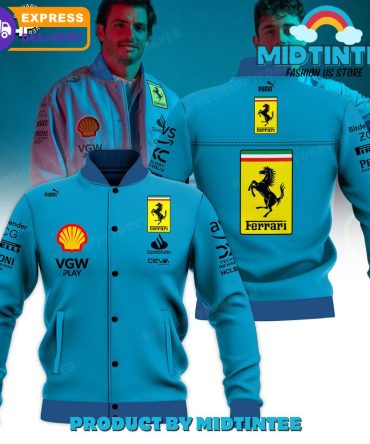 Ferrari Team Blue Jacket - Premium Racing Style, Fast Delivery