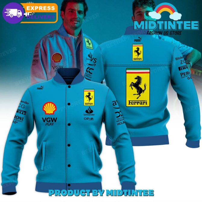 Ferrari Team Blue Jacket - Premium Racing Style, Fast Delivery