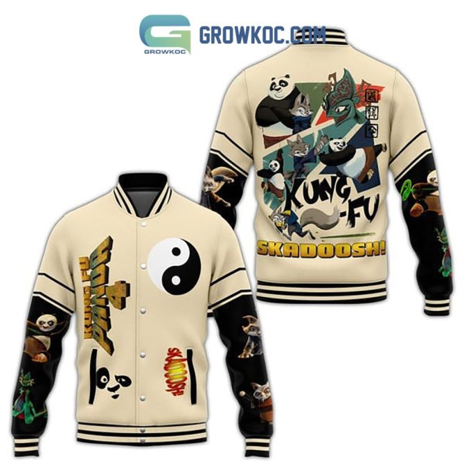 Kung Fu Panda Bomber Jacket - Stylish Cartoon Design, Unisex, Perfect For Fans, Limited Edition!