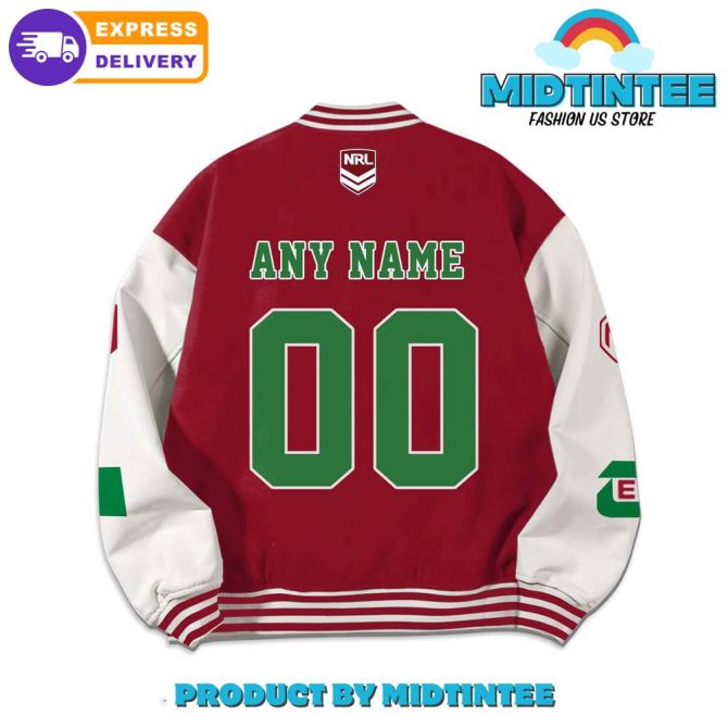 South Sydney Rabbitohs Nrl Rugby Customized Baseball Jacket - Image 3