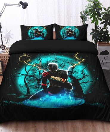 Spider Man Black Suit No Way Home Moonlight Bedding Set Duvet Cover And 2 Pillowcases