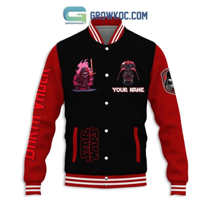 Custom Star Wars Darth Vader Varsity Jacket - Personalize Your Name - Limited Edition - Image 2