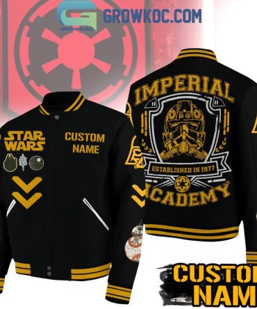 Custom Star Wars Imperial Academy Varsity Jacket - Personalized Name & Iconic Design