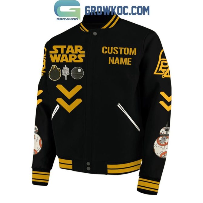Custom Star Wars Imperial Academy Varsity Jacket - Personalized Name & Iconic Design - Image 3