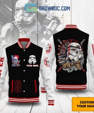 Custom Star Wars Stormtrooper Varsity Jacket - Personalized Name, Unique Design