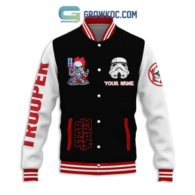 Custom Star Wars Stormtrooper Varsity Jacket - Personalized Name, Unique Design - Image 2
