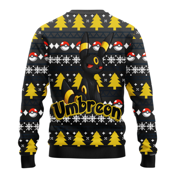 Cozy Pokémon-Themed Ugly Christmas Sweater - Festive Holiday Wear For Fans - Image 2