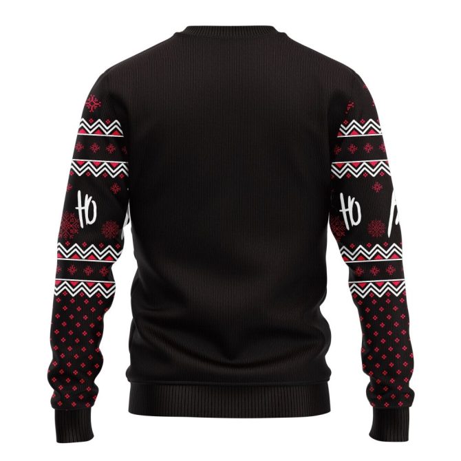 Black Joker Ugly Christmas Sweater Amazing Gift Idea Thanksgiving Gift - Image 2