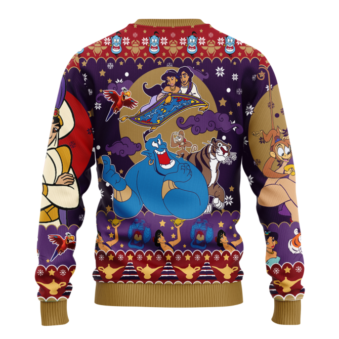Aladin Ugly Christmas Sweater Xmas Gift - Image 2