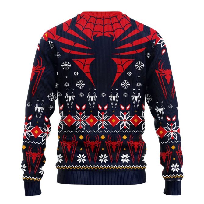 Cozy Spider Hero Holiday Sweater - Festive Marvel Fan Apparel For Winter Fun - Image 3
