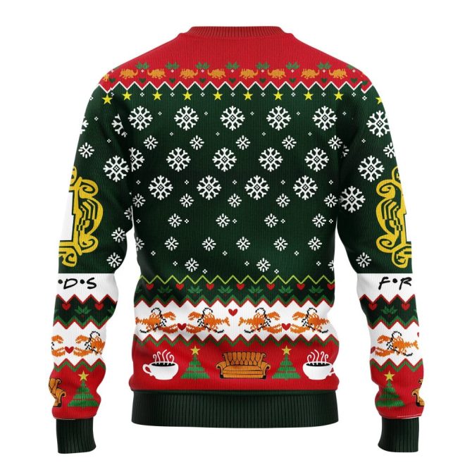 Cozy Central Perk Holiday Sweater - Festive Friends Themed Ugly Xmas Jumper - Image 2