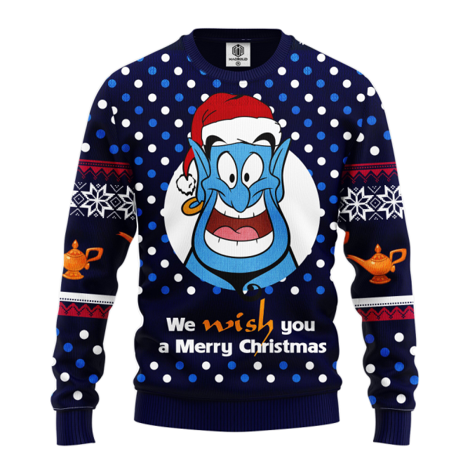 Aladdin And The Magic Lamp Ugly Christmas Sweater Amazing Gift Idea Thanksgiving Gift