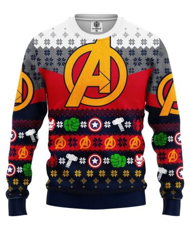Avengers Team Ugly Christmas Sweater Amazing Gift Idea Thanksgiving Gift