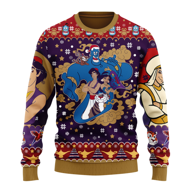 Aladin Ugly Christmas Sweater Xmas Gift