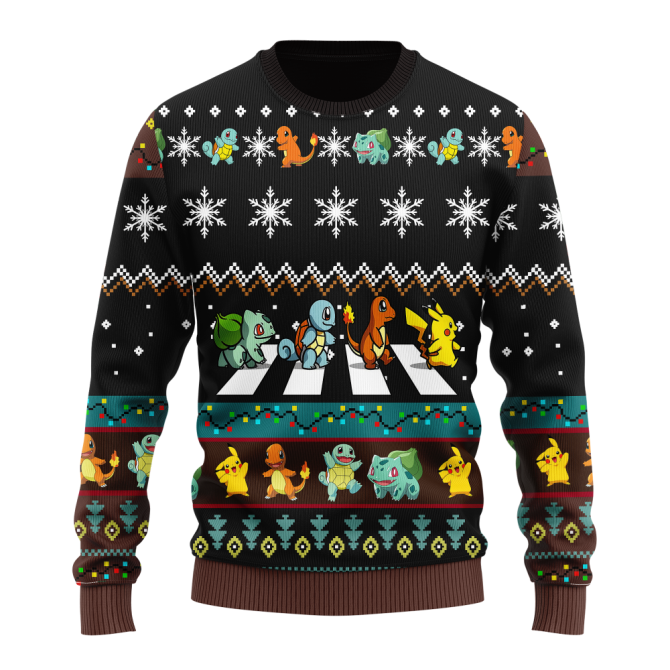 Cozy Holiday Sweater: Cute Creature Parade Design – Perfect For Fans & Festive Cheer! - Image 3