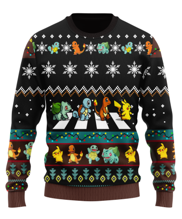 Cozy Holiday Sweater: Cute Creature Parade Design – Perfect For Fans & Festive Cheer!