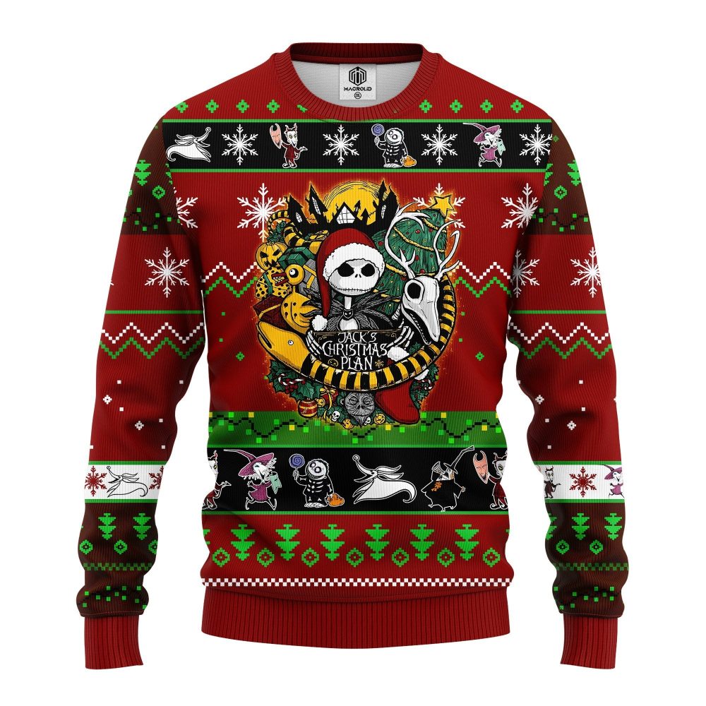 Festive Nightmare Before Christmas Sweater - Unique Holiday Style! - Image 3