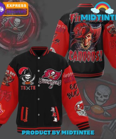 Limited Edition Buccaneers Varsity Jacket – Bold Design, Perfect For Fans! Fast Shipping!