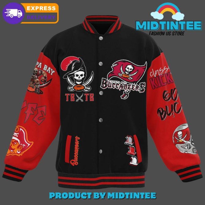 Limited Edition Buccaneers Varsity Jacket – Bold Design, Perfect For Fans! Fast Shipping! - Image 2