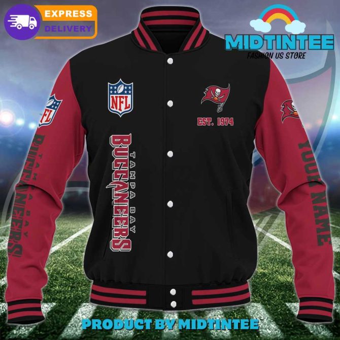 Customizable Tampa Bay Buccaneers Varsity Jacket – Personalized Nfl Fan Gear - Image 2