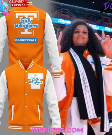 Tennessee Lady Volunteers Special Orange Varsity Jacket