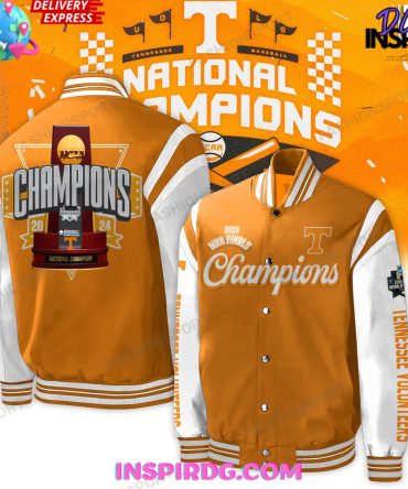 Tennessee Volunteers 2024 Ncaa Baseball National Champions Baseball Jacket