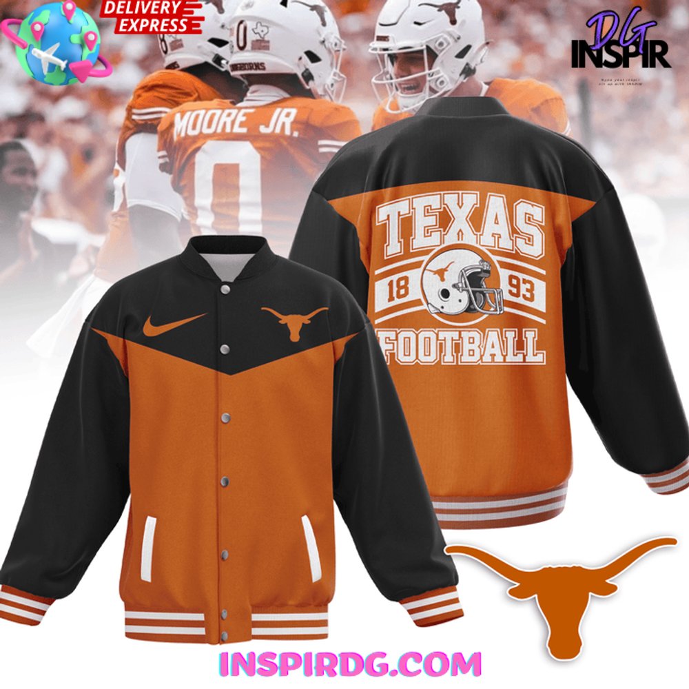 Texas Longhorns Football Classic Nike Baseball Jacket