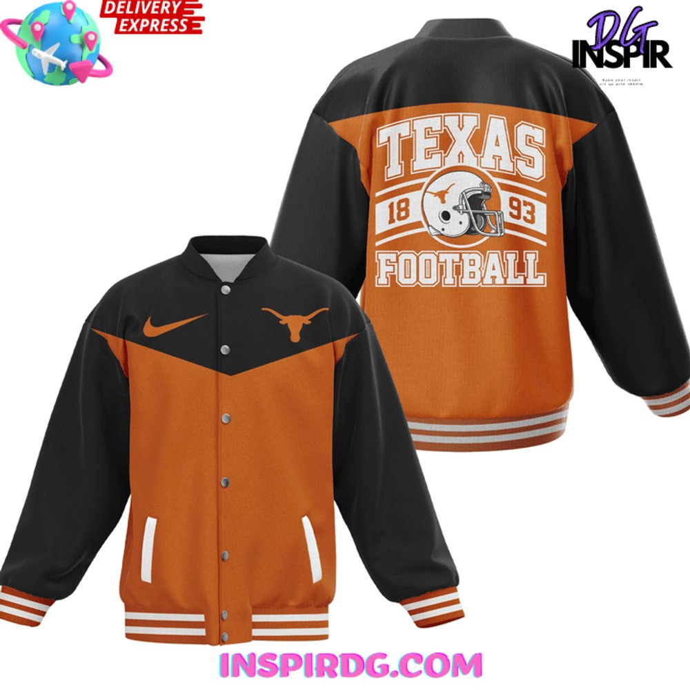 Texas Longhorns Football Classic Nike Baseball Jacket - Image 2