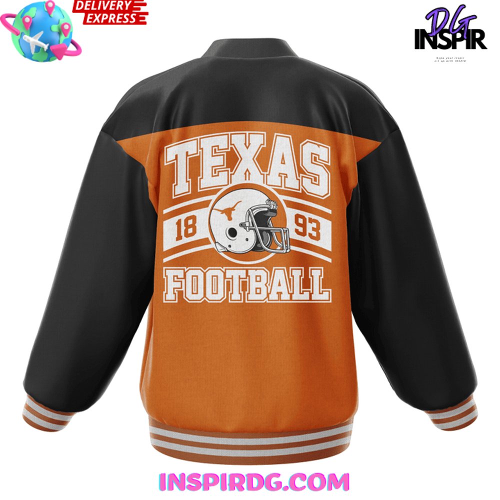 Texas Longhorns Football Classic Nike Baseball Jacket - Image 4