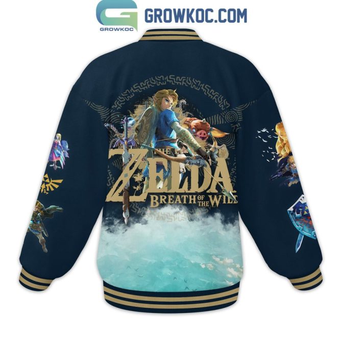 Legend Of Zelda Varsity Jacket - Tears Of The Kingdom & Breath Of The Wild Design - Unisex - Image 3
