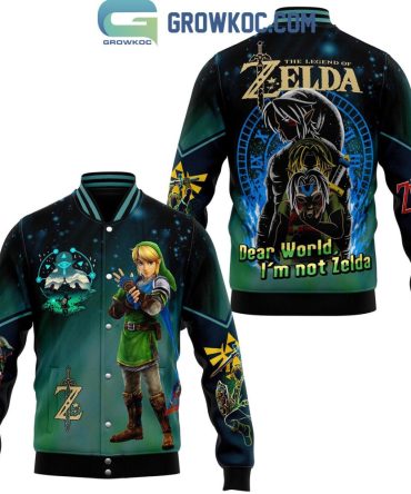 Legend Of Zelda Themed Varsity Jacket – Iconic Gamer Style For Fans