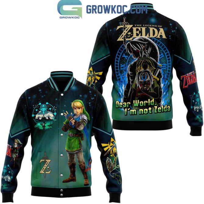 Legend Of Zelda Themed Varsity Jacket – Iconic Gamer Style For Fans