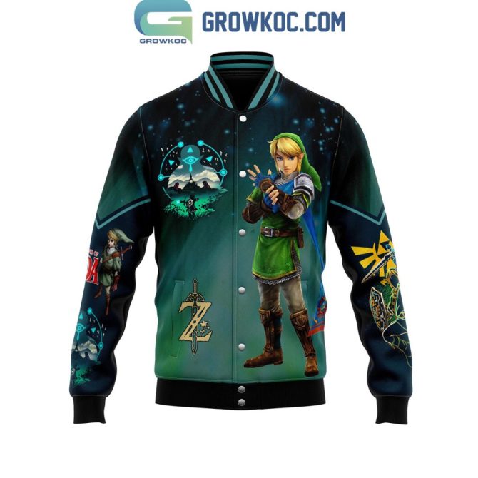 Legend Of Zelda Themed Varsity Jacket – Iconic Gamer Style For Fans - Image 2