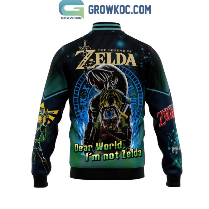 Legend Of Zelda Themed Varsity Jacket – Iconic Gamer Style For Fans - Image 3