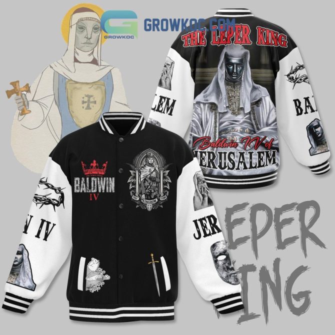Baldwin Iv Varsity Jacket - The Leper King Design , Unique & Stylish Outerwear