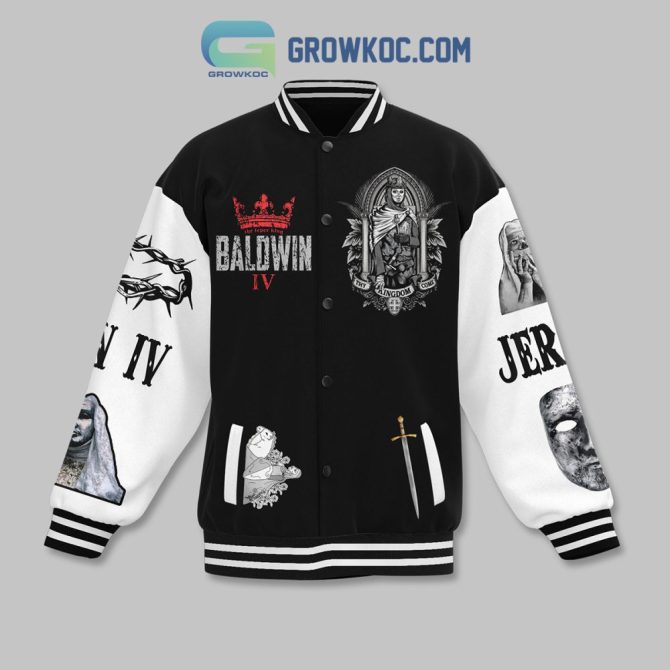 Baldwin Iv Varsity Jacket - The Leper King Design , Unique & Stylish Outerwear - Image 3