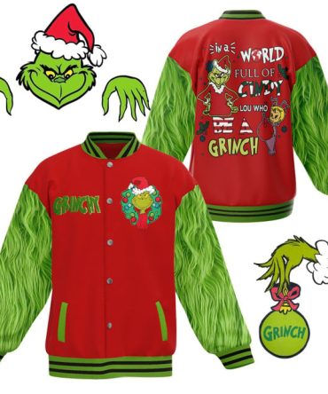 Festive Grinch Christmas Jacket – Cozy Holiday Wear For Fans!