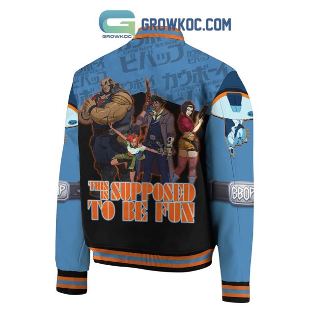 Anime Graphic Varsity Jacket - Stylish Gamer'S Choice For Fans & Collectors - Image 3