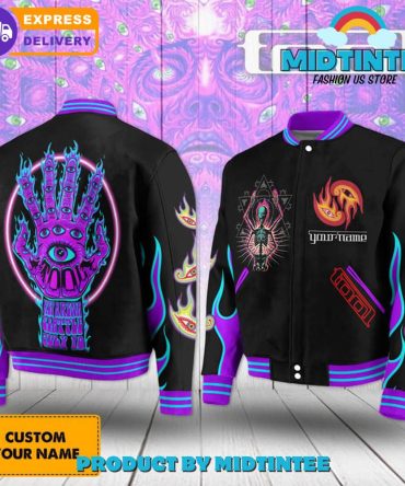 Customizable Psychedelic Bomber Jacket – Eye-Catching Design With Express Delivery