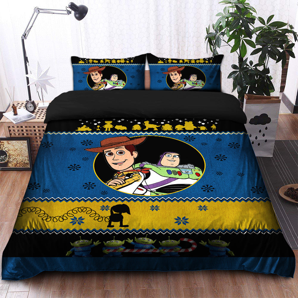Toy Story Christmas Bedding Set Duvet Cover And 2 Pillowcases - Image 2