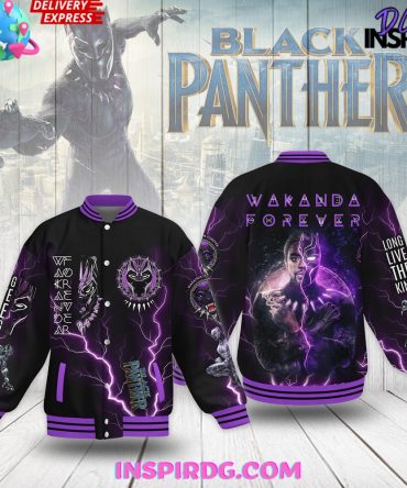 Ultimate Black Panther Wakanda Forever Baseball Jacket