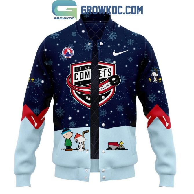 Limited Edition Utica Comets Holiday Jacket – Festive Design, Perfect Gift! - Image 2