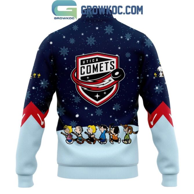 Limited Edition Utica Comets Holiday Jacket – Festive Design, Perfect Gift! - Image 3