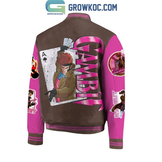 Marvel X-Men Gambit Varsity Jacket – Iconic Comic Style, Perfect Gift! - Image 3