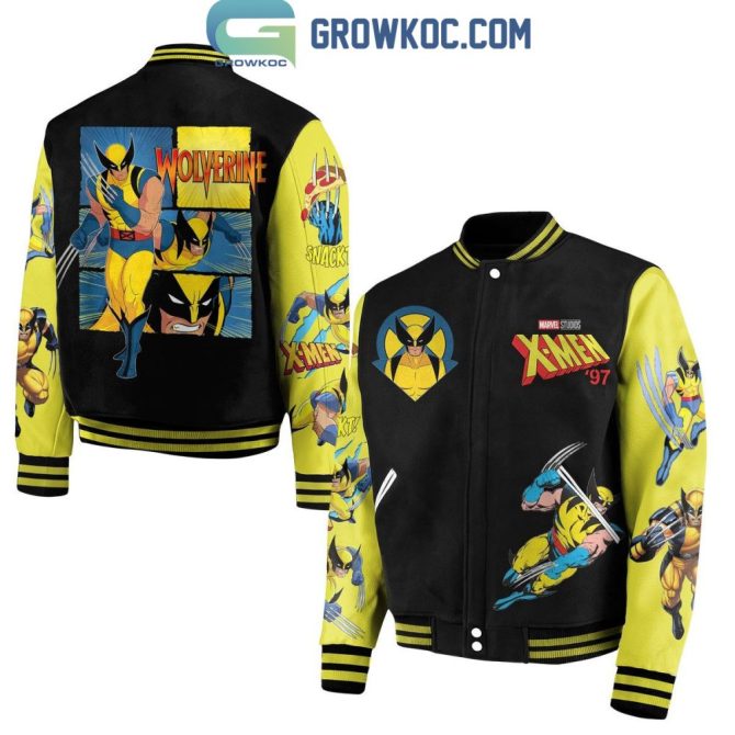 Limited Edition Wolverine X-Men '97 Varsity Jacket - Vibrant Colors & Iconic Design - Perfect Gift For Marvel Fans!