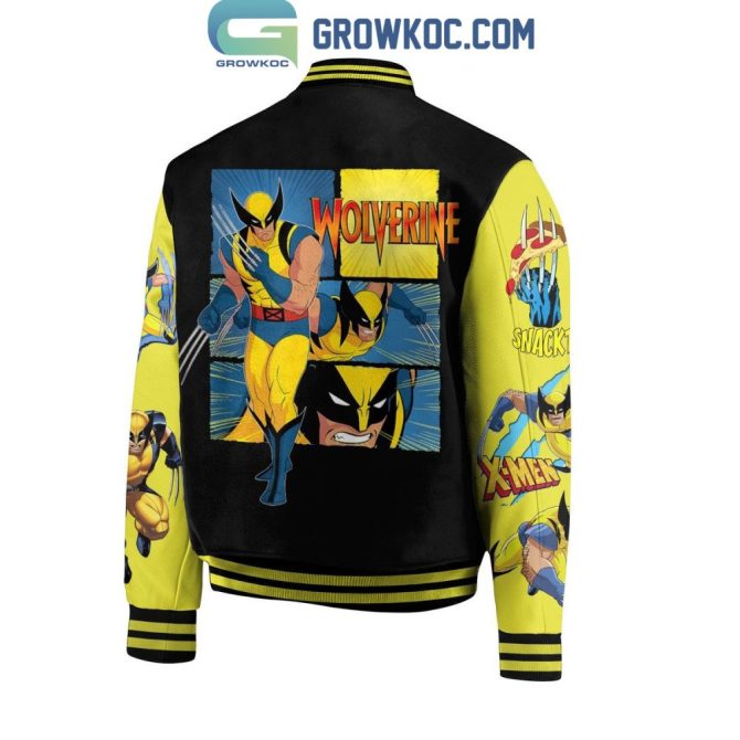 Limited Edition Wolverine X-Men '97 Varsity Jacket - Vibrant Colors & Iconic Design - Perfect Gift For Marvel Fans! - Image 3