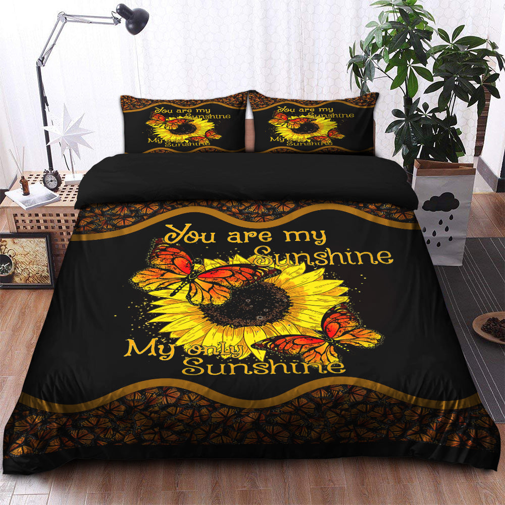 You Are My Sunshine My Only Sunshine Bedding Set Duvet Cover And 2 Pillowcases - Image 2