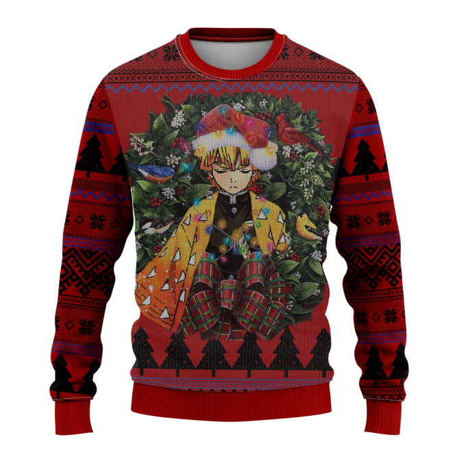 Festive Anime Christmas Sweater – Cozy Holiday Knit With Unique Design