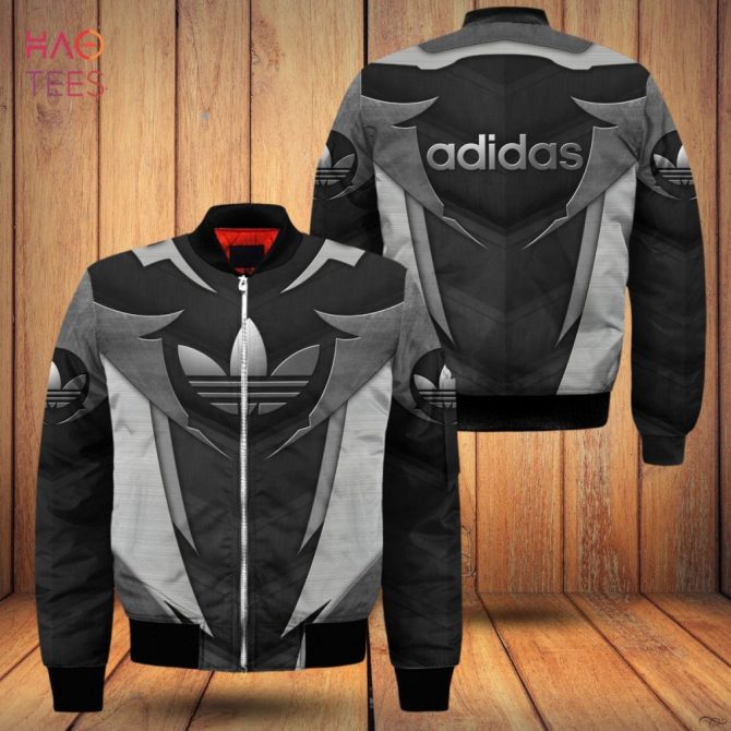 Best Adidas Dark Color Luxury Brand Bomber Jacket Limited Edition