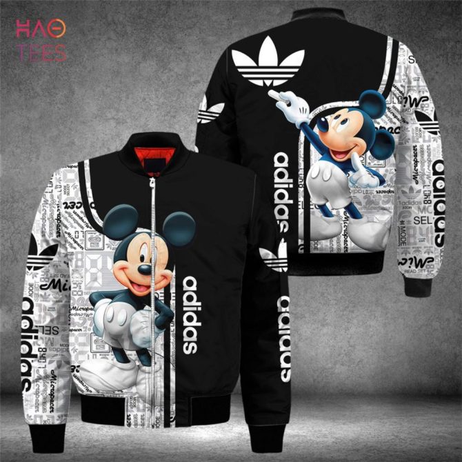 Adidas X Mickey Mouse Bomber Jacket – Stylish Graphic Outerwear For Disney Fans